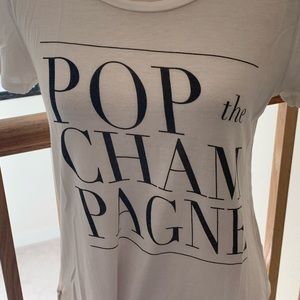 ‘Pop the Champagne’ graphic tee
